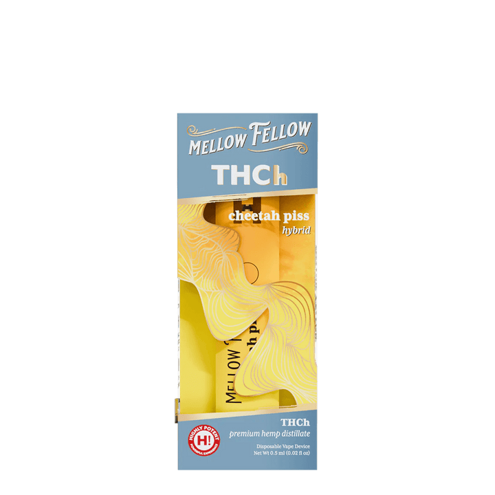 THCh 0.5g Disposable Vape - Cheetah Piss (Hybrid) - Mellow Fellow