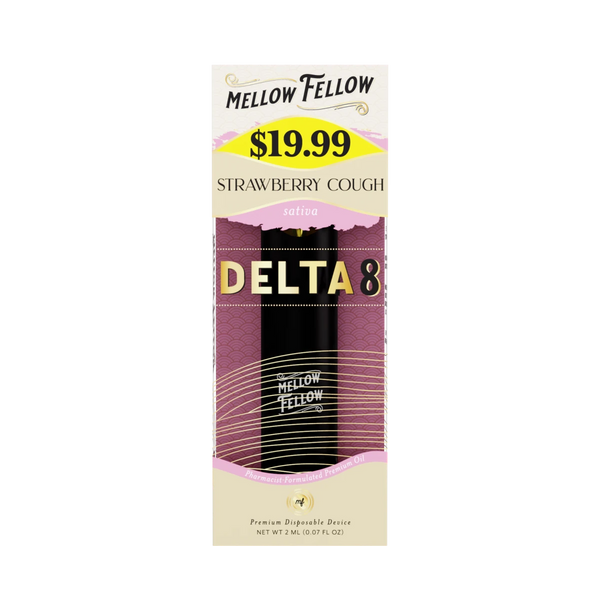 Delta 8 Premium 2ML Disposable Vape - Strawberry Cough (Sativa) Delta 8 Premium 2ML Disposable Vape - Strawberry Cough (Sativa)