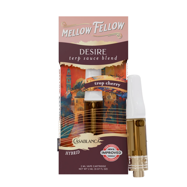 Desire Blend - Terp Sauce 2ml Vape Cartridge - Trop Cherry (Hybrid) Desire Blend - Terp Sauce 2ml Vape Cartridge - Trop Cherry (Hybrid)