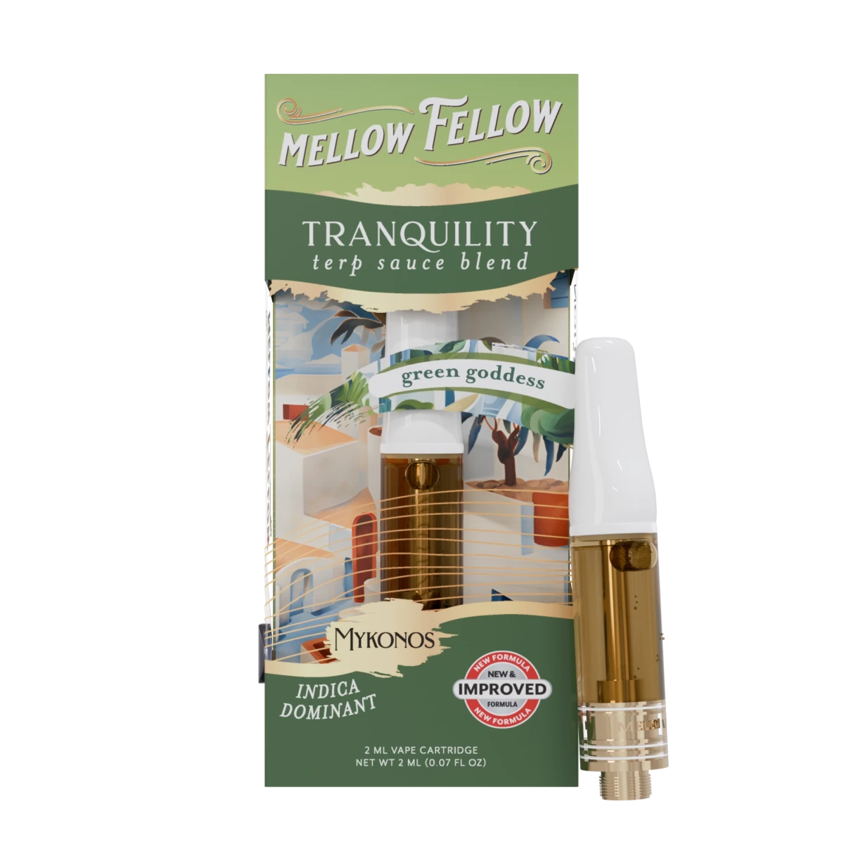 Tranquility Blend - Terp Sauce 2ml Vape Cartridge - Green Goddess