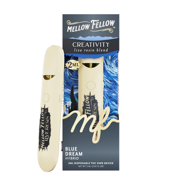 Creativity Blend 2ml Live Resin Disposable Vape - Blue Dream (Hybrid) Creativity Blend 2ml Live Resin Disposable Vape - Blue Dream (Hybrid)