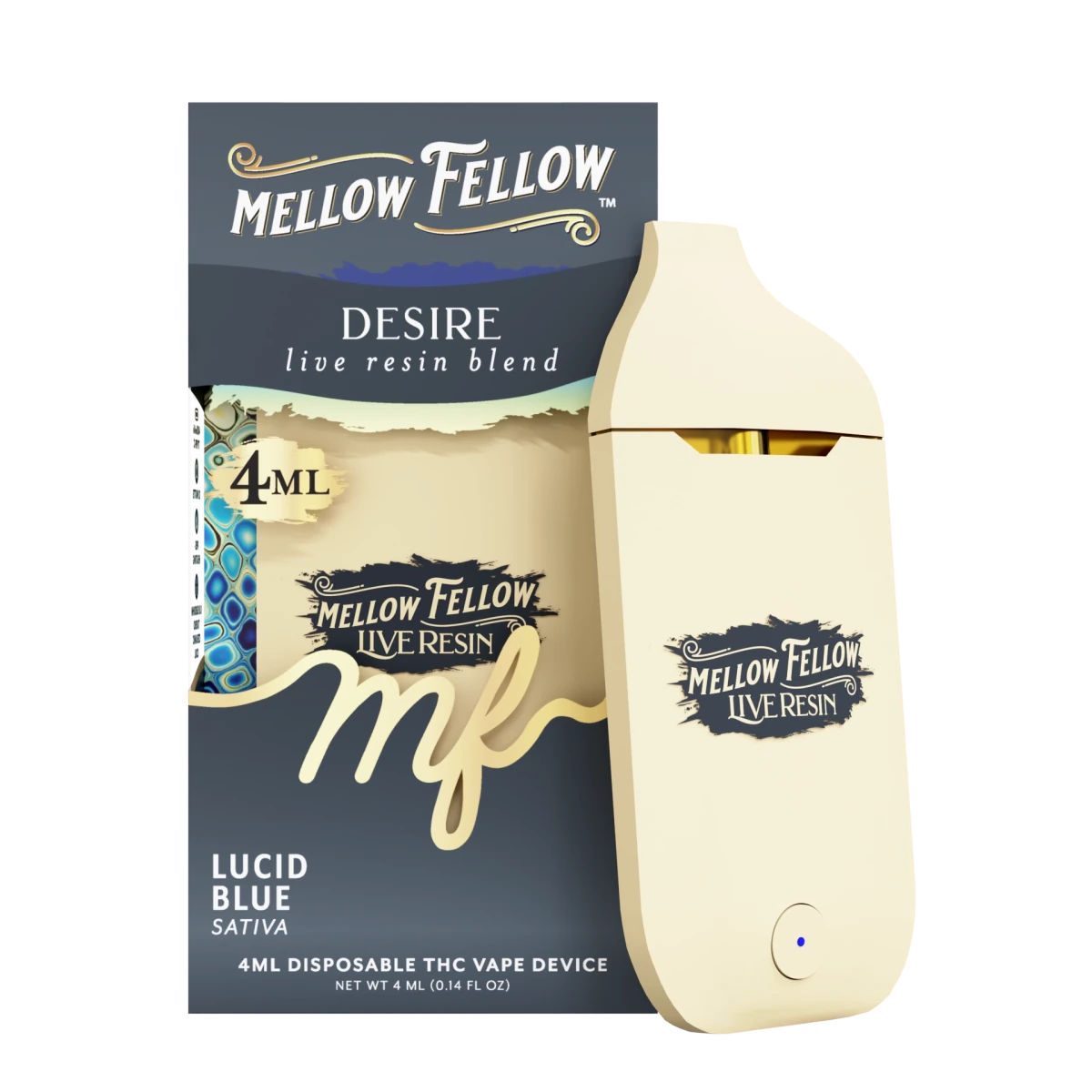 lucid dream vape flavor Desire Blend 4ml Live Resin Disposable Vape