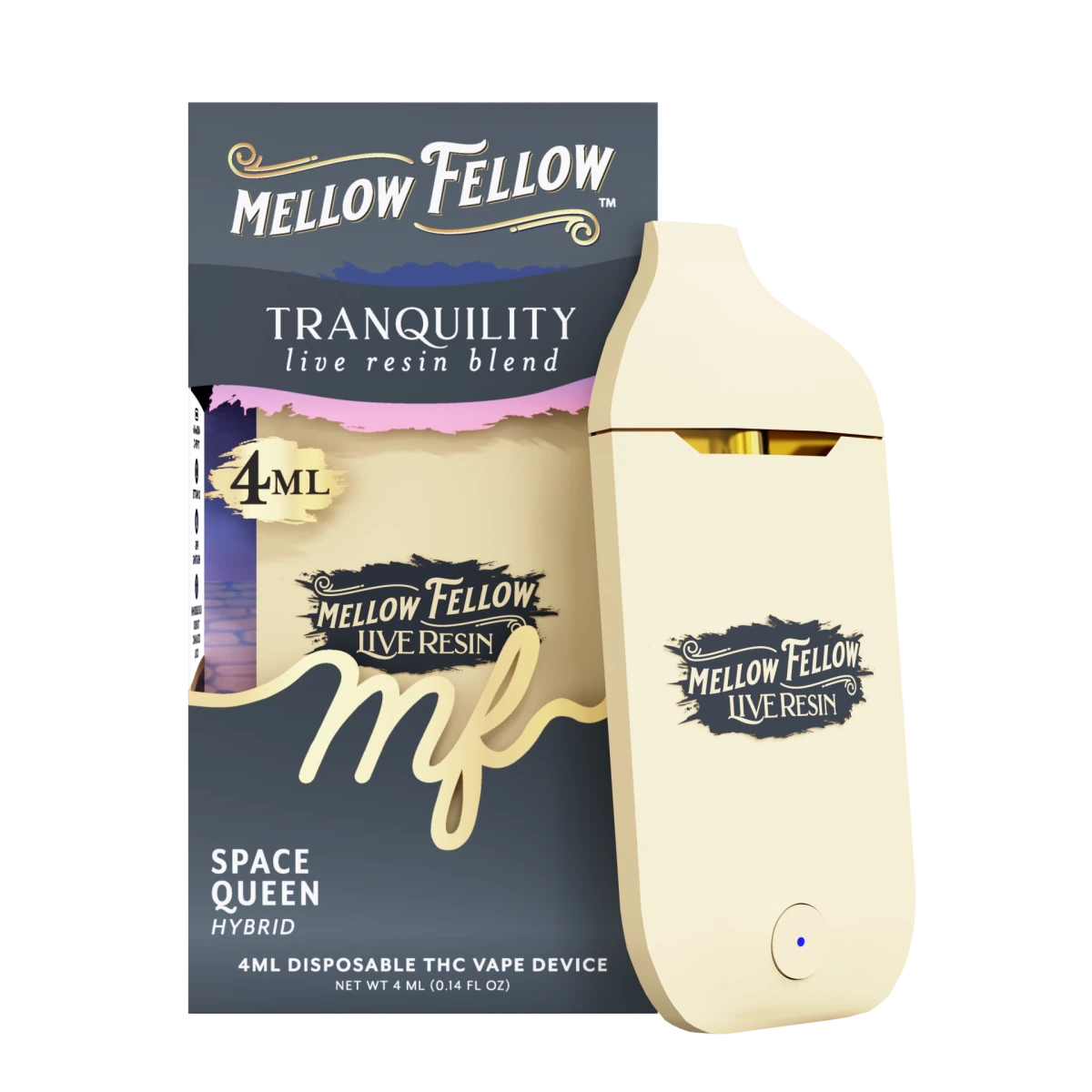 Tranquility Blend 4ml Live Resin Disposable Vape - Space Queen