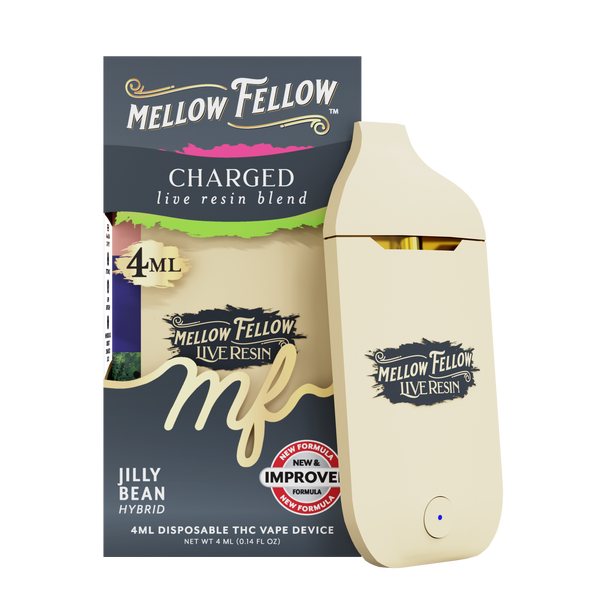 Charged Blend 4ml Live Resin Disposable Vape - Jilly Bean (Hybrid) Charged Blend 4ml Live Resin Disposable Vape - Jilly Bean (Hybrid)
