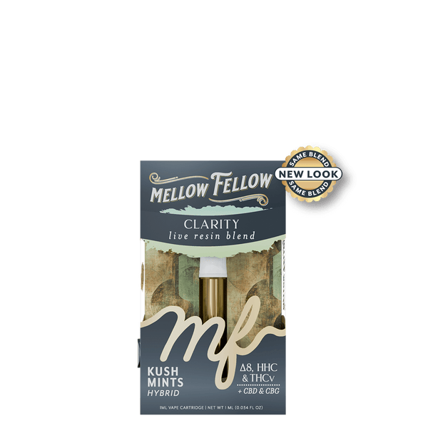 Clarity Blend 1ml Live Resin Vape Cartridge - Kush Mints (Hybrid) Clarity Blend 1ml Live Resin Vape Cartridge - Kush Mints (Hybrid)