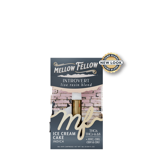 Introvert Blend 1ml Live Resin Vape Cartridge - Ice Cream Cake (Indica) Introvert Blend 1ml Live Resin Vape Cartridge - Ice Cream Cake (Indica)