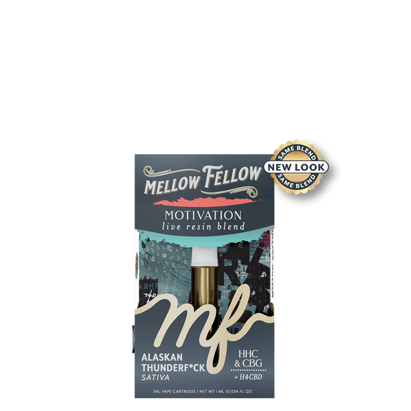 Motivation Blend 1ml Live Resin Vape Cartridge - Alaskan Thunderf*ck (Sativa) Motivation Blend 1ml Live Resin Vape Cartridge - Alaskan Thunderf*ck (Sativa)