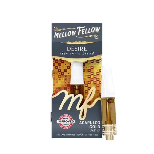 Desire Blend 2ml Live Resin Vape Cartridge - Acapulco Gold (Sativa) Desire Blend 2ml Live Resin Vape Cartridge - Acapulco Gold (Sativa)