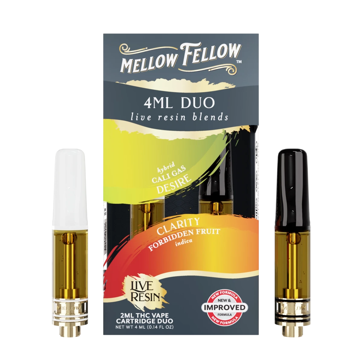 ceramic hybrid vape cartridges for sale Desire - Cali Gas (Hybrid) & Clarity - Forbidden Fruit (Indica)