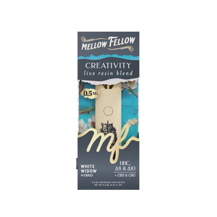 Creativity Blend 0.5ml Live Resin Disposable Vape - White Widow (Hybrid)