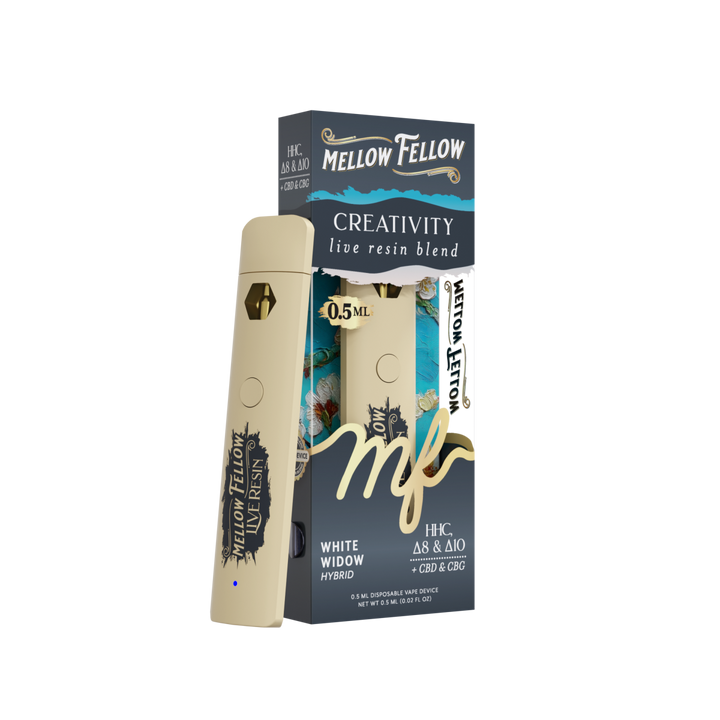 Creativity Blend 0.5ml Live Resin Disposable Vape - White Widow (Hybrid)