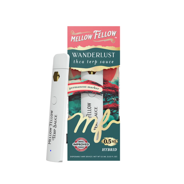 Wanderlust Blend 0.5ml Terp Sauce Disposable Vape - Permanent Marker (Hybrid) Wanderlust Blend 0.5ml Terp Sauce Disposable Vape - Permanent Marker (Hybrid)