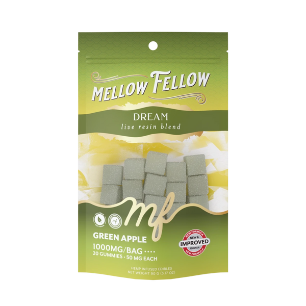 Dream Blend - Live Resin M-Fusions Edibles - Green Apple 1000mg Dream Blend - Live Resin M-Fusions Edibles - Green Apple 1000mg