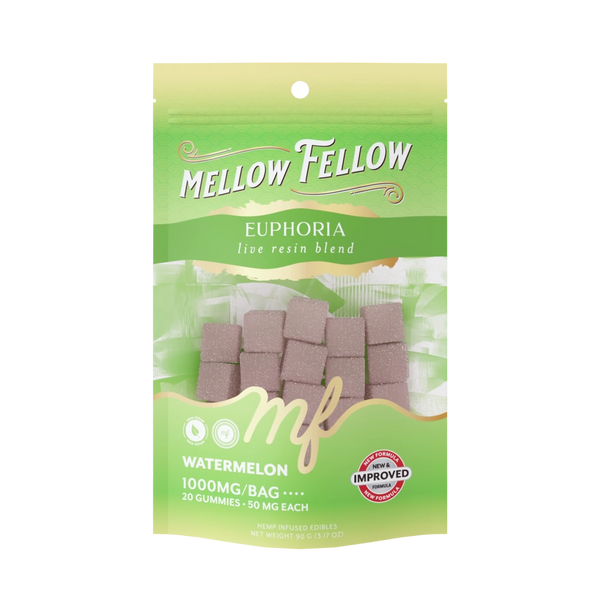 Euphoria Blend - Live Resin M-Fusions Edibles - Watermelon 1000mg Euphoria Blend - Live Resin M-Fusions Edibles - Watermelon 1000mg