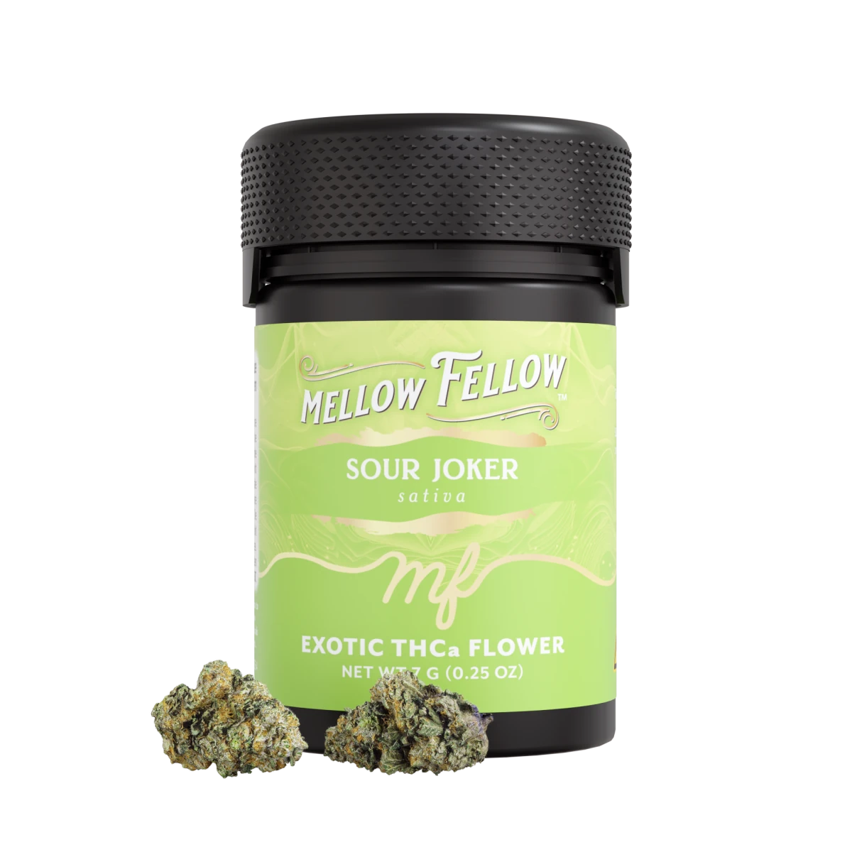 Exotic THCa Flower - 7g Jars - Sour Joker (Sativa) – Mellow Fellow