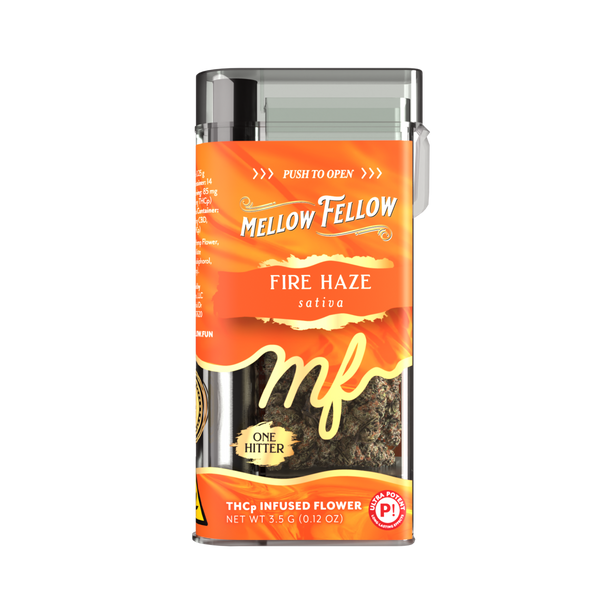 THCp 3.5g Infused Flower + One Hitter - Fire Haze (Sativa) THCp 3.5g Infused Flower + One Hitter - Fire Haze (Sativa)