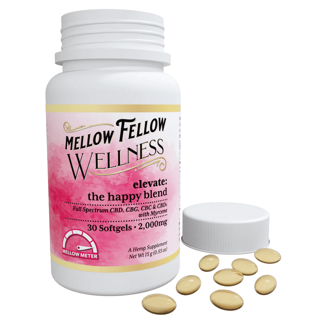 The Happy Blend Softgels - 2000mg - Mellow Fellow