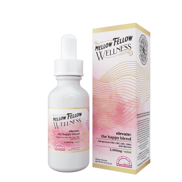 The Happy Blend CBD Tincture - 2000mg - Mint - Mellow Fellow