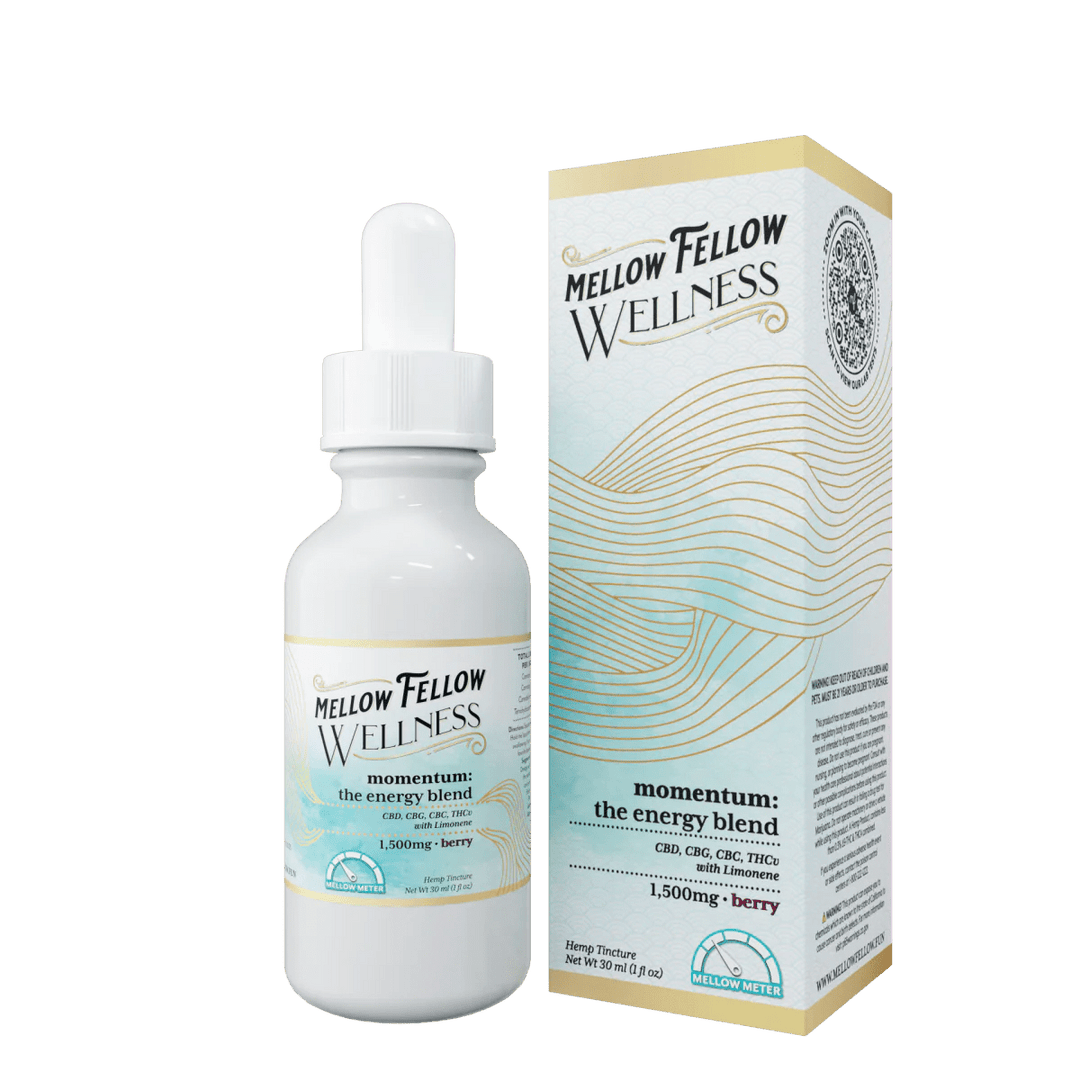 The Energy Blend CBD Tincture - 1500mg - Berry - Mellow Fellow