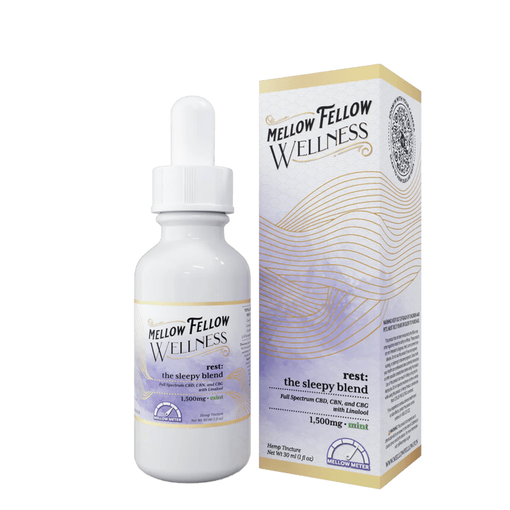 The Rest Blend CBD Tincture - 1500mg - Mint - Mellow Fellow