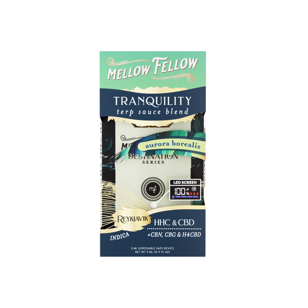 Tranquility Blend - Terp Sauce 5ml Disposable Vape - Aurora Borealis (Indica) Tranquility Blend - Terp Sauce 5ml Disposable Vape - Aurora Borealis (Indica)