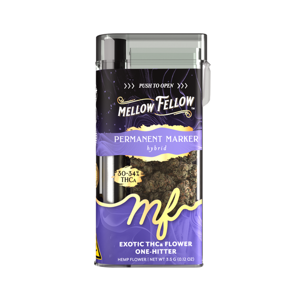THCa 3.5g Exotic Flower + One Hitter- Permanent Marker (Hybrid) THCa 3.5g Exotic Flower + One Hitter- Permanent Marker (Hybrid)