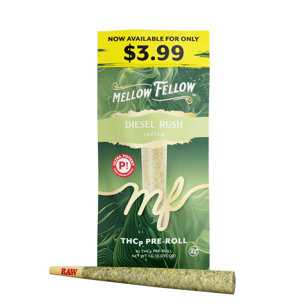 THCp 1g Preroll - Diesel Rush (Sativa) THCp 1g Preroll - Diesel Rush (Sativa)