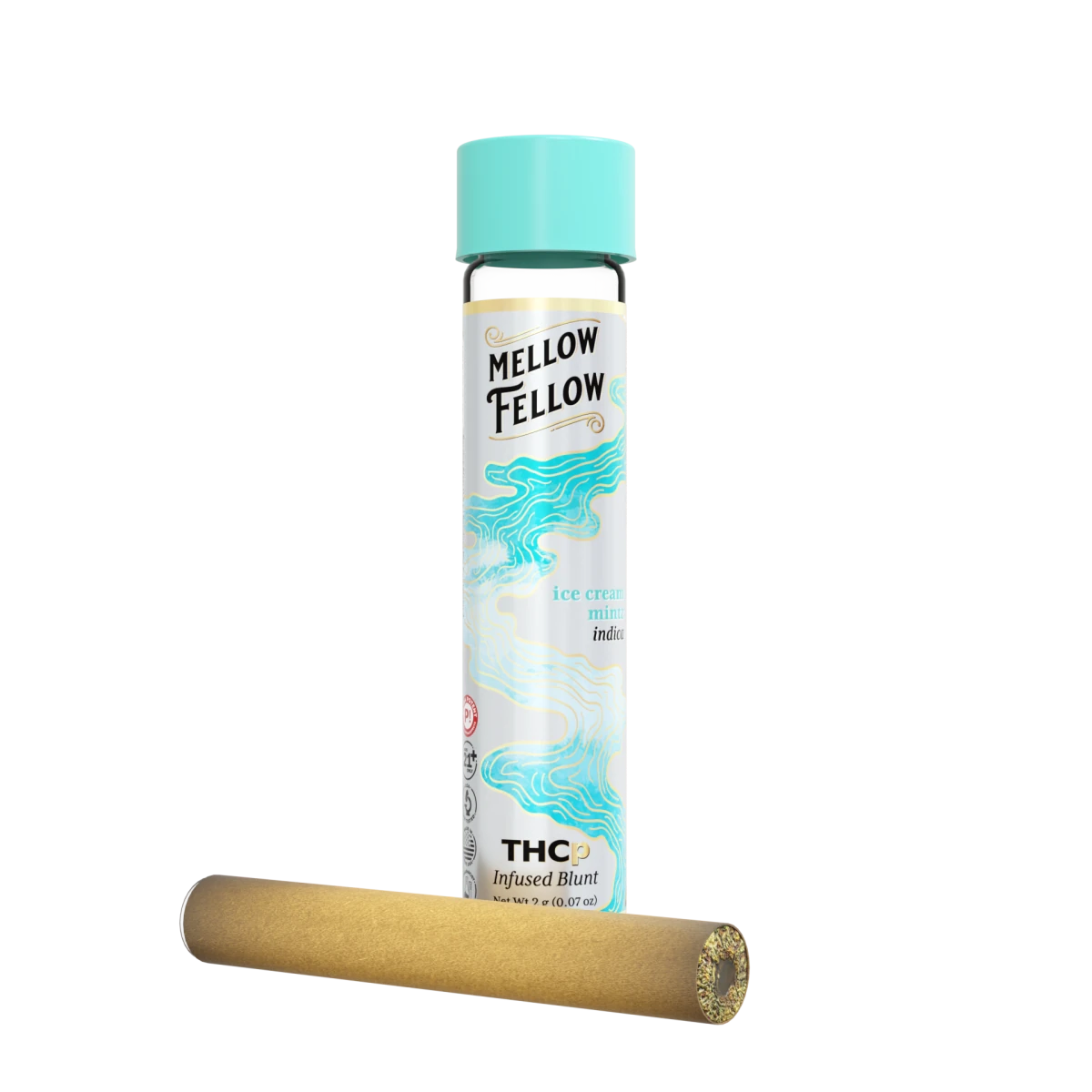 THCp 2g Infused Blunt - Ice Cream Mintz (Indica) – Mellow Fellow