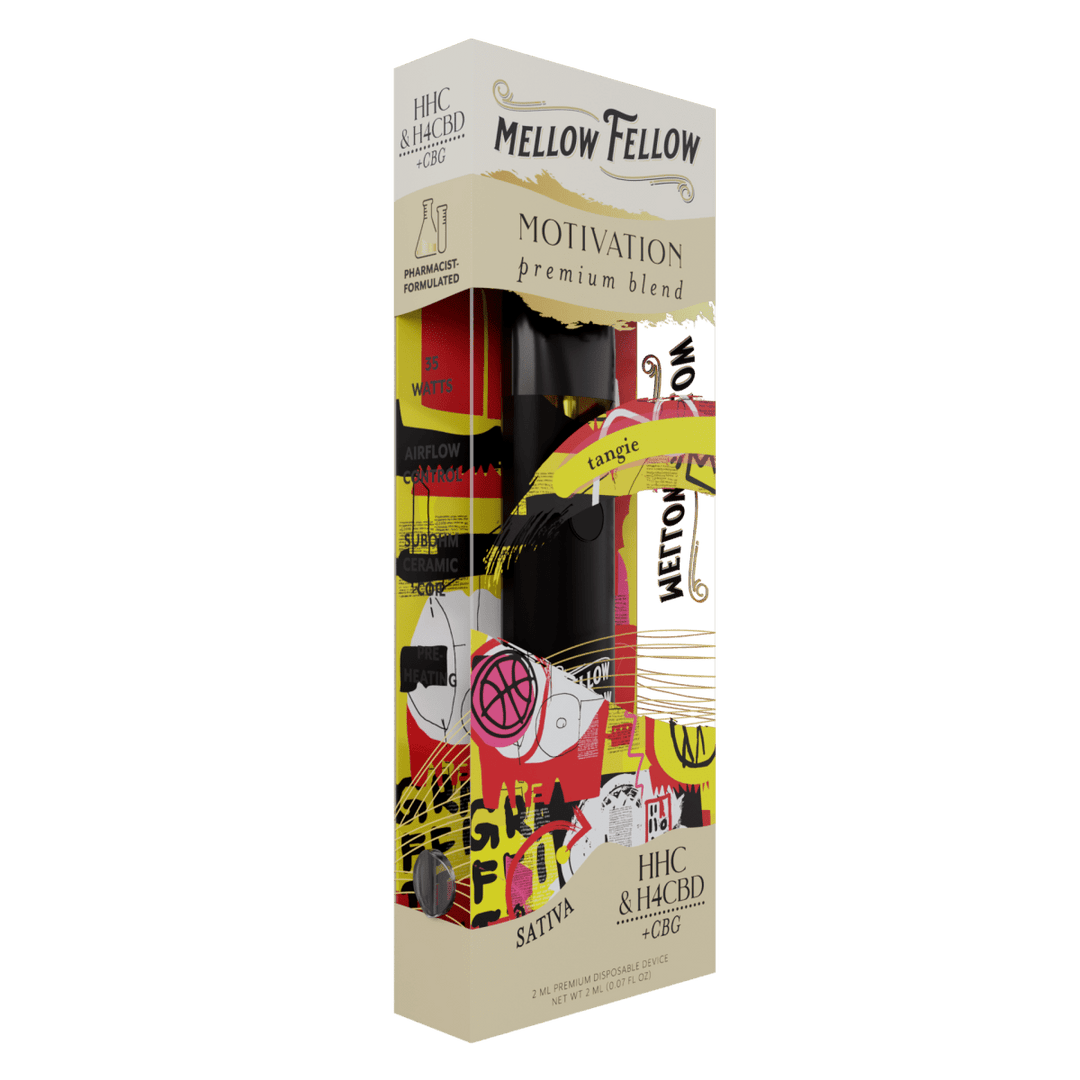 Motivation Blend 2ml Disposable Vape - Tangie (Sativa) - Mellow Fellow