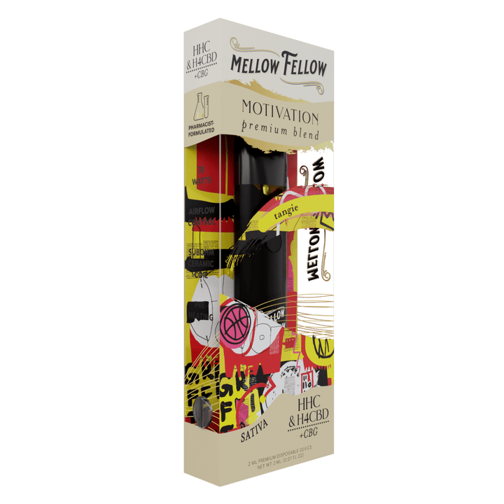 Motivation Blend 2ml Disposable Vape - Tangie (Sativa) - Mellow Fellow