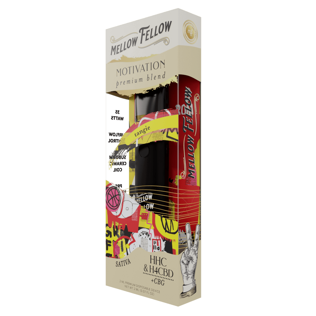 Motivation Blend 2ml Disposable Vape - Tangie (Sativa) - Mellow Fellow