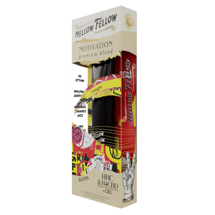 Motivation Blend 2ml Disposable Vape - Tangie (Sativa) - Mellow Fellow
