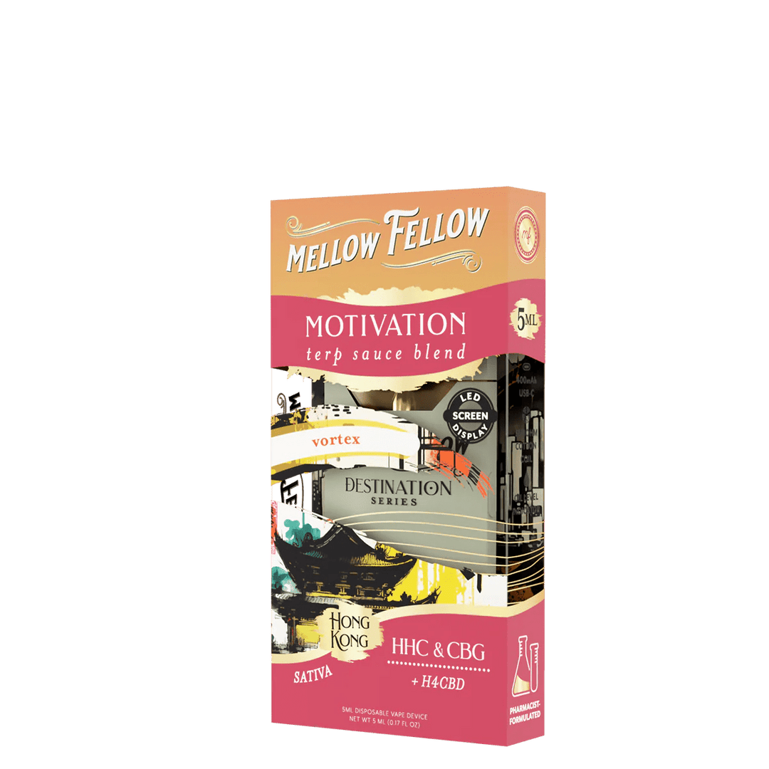 Motivation Blend Hong Kong - Terp Sauce 5ml Disposable Vape - Vortex (Sativa) - Mellow Fellow