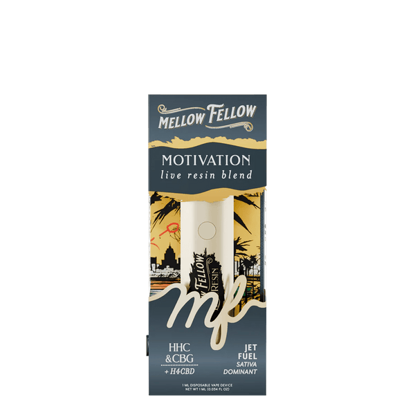 Motivation Blend - Live Resin 1ml Disposable Vape - Jet Fuel (Sativa Dominant) Motivation Blend - Live Resin 1ml Disposable Vape - Jet Fuel (Sativa Dominant)