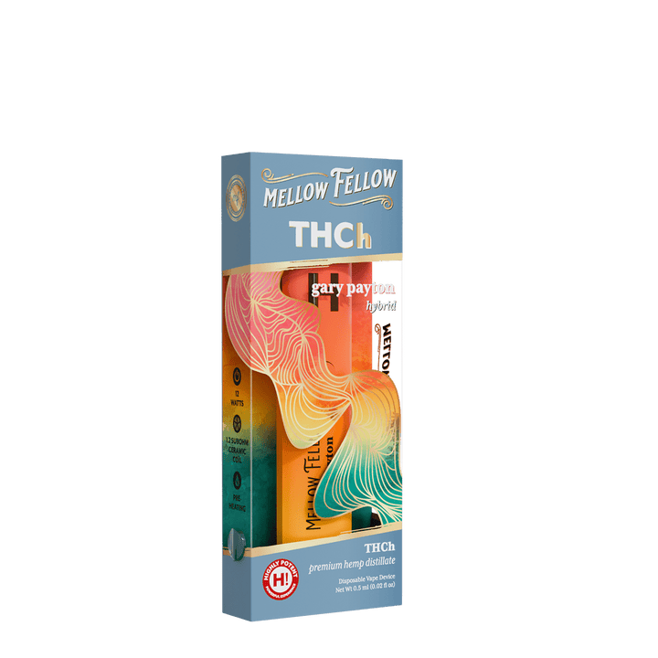 THCh 0.5g Disposable Vape - Gary Payton (Hybrid) - Mellow Fellow