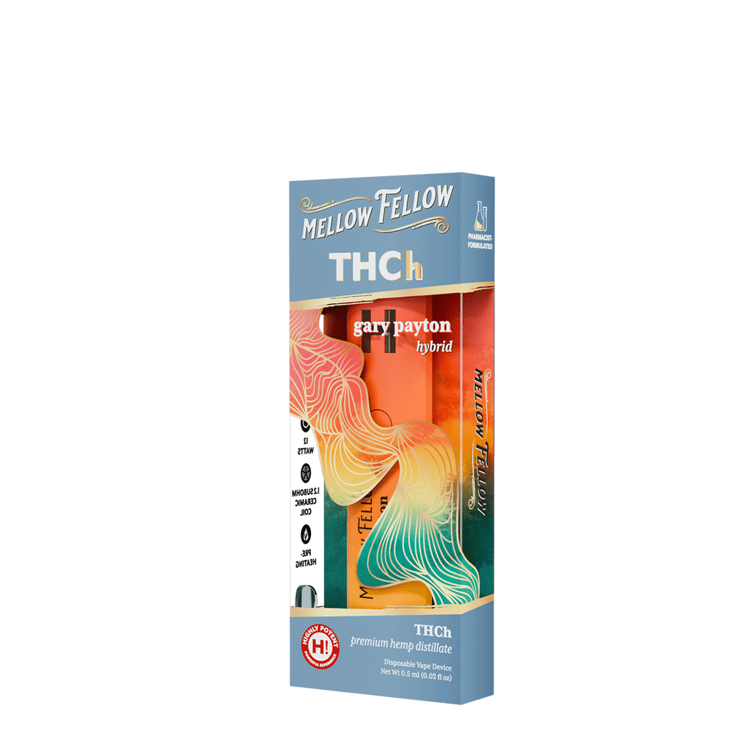 THCh 0.5g Disposable Vape - Gary Payton (Hybrid) - Mellow Fellow