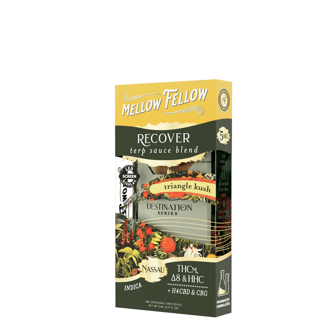 Recover Blend Nassau - Terp Sauce 5ml Disposable Vape - Triangle Kush (Indica) - Mellow Fellow