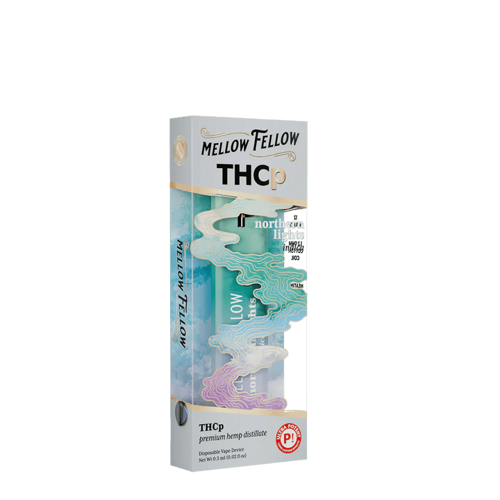 THCp 0.5g Disposable Vape - Northern Lights (Indica) - Mellow Fellow