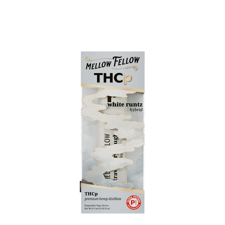 THCp 0.5g Disposable Vape - White Runtz (Hybrid) - Mellow Fellow