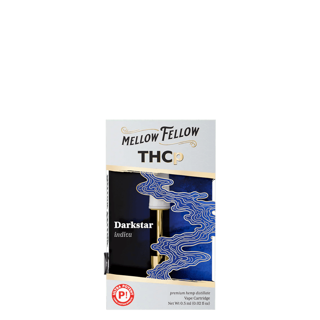 THCp 0.5ml Vape Cartridge - Darkstar (Indica) - Mellow Fellow