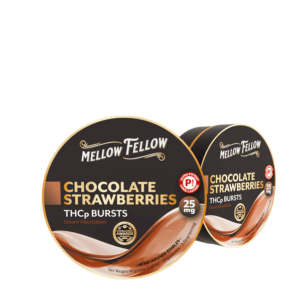 THCp Bursts Edibles - Chocolate Strawberries - 25mg THCp Bursts Edibles - Chocolate Strawberries - 25mg