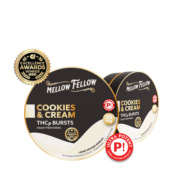 THCp Bursts Edibles - Cookies & Cream - 25mg THCp Bursts Edibles - Cookies & Cream - 25mg
