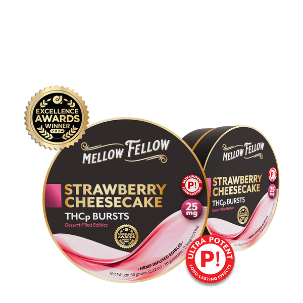 THCp Bursts Edibles - Strawberry Cheesecake - 25mg THCp Bursts Edibles - Strawberry Cheesecake - 25mg