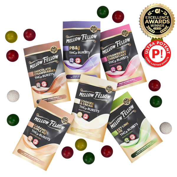 THCp Bursts Edibles 2.5mg 1 ct. - 6 Pack Sampler Bundle THCp Bursts Edibles 2.5mg 1 ct. - 6 Pack Sampler Bundle
