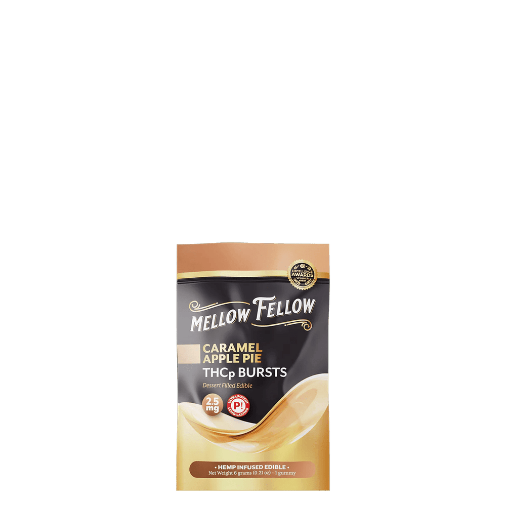 THCp Bursts Edibles - Caramel Apple Pie - 2.5mg - Mellow Fellow