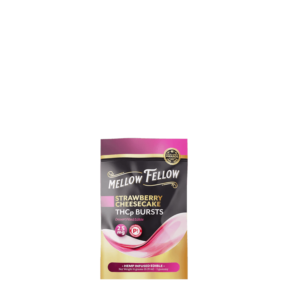 THCp Bursts Edibles - Strawberry Cheesecake - 2.5mg - Mellow Fellow