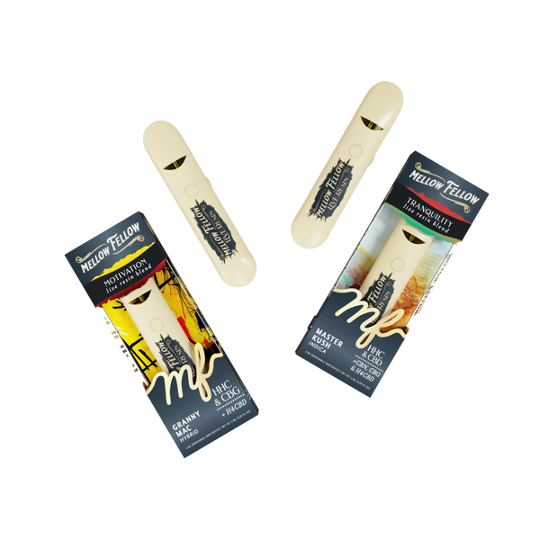 Motivation (Granny Mac) & Tranquility (Master Kush) 2ml Live Resin Disposable Vape Day/Night Bundle (Hybrid/Indica) Motivation (Granny Mac) & Tranquility (Master Kush) 2ml Live Resin Disposable Vape Day/Night Bundle (Hybrid/Indica)