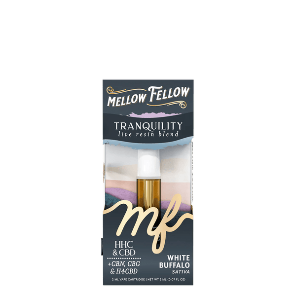 Tranquility Blend 2ml Live Resin Vape Cartridge - White Buffalo (Sativa) Tranquility Blend 2ml Live Resin Vape Cartridge - White Buffalo (Sativa)