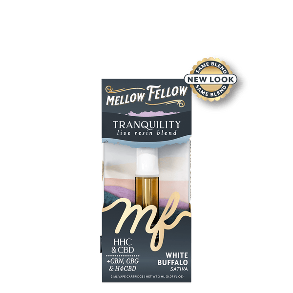 Tranquility Blend 2ml Live Resin Vape Cartridge - White Buffalo (Sativa) Tranquility Blend 2ml Live Resin Vape Cartridge - White Buffalo (Sativa)