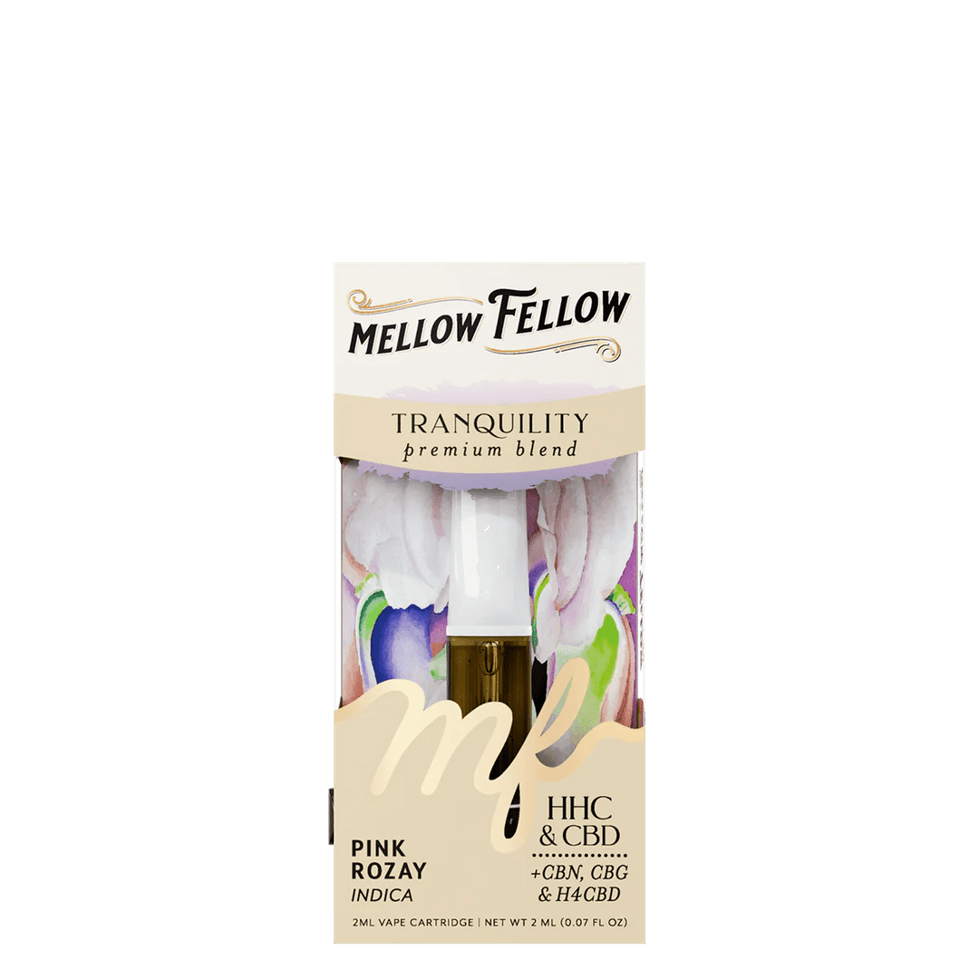 Tranquility Blend 2ml Vape Cartridge - Pink Rozay (Indica) - Mellow Fellow